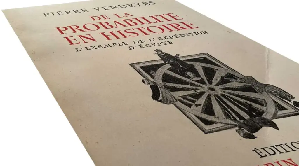 « De la probabilité en histoire » de Pierre Vendryès