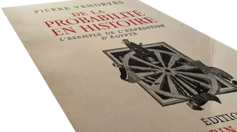 « De la probabilité en histoire » de Pierre Vendryès