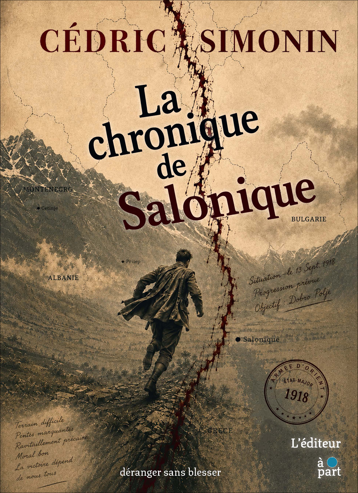 Couverture de La Chronique de Salonique, Cédric Simonin